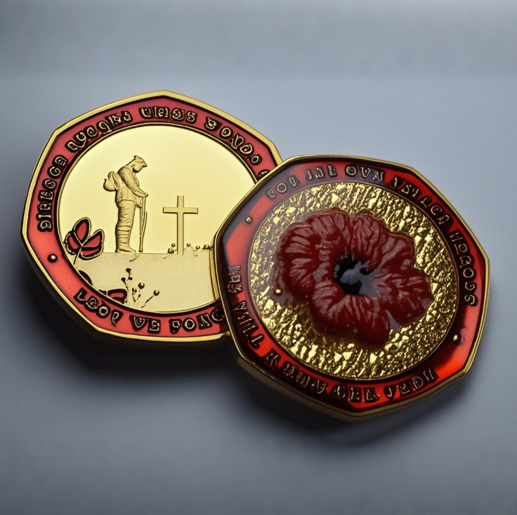 đŸ”¥Limited Edition - Red Poppy Heroes Commemorative CoinsđŸª™