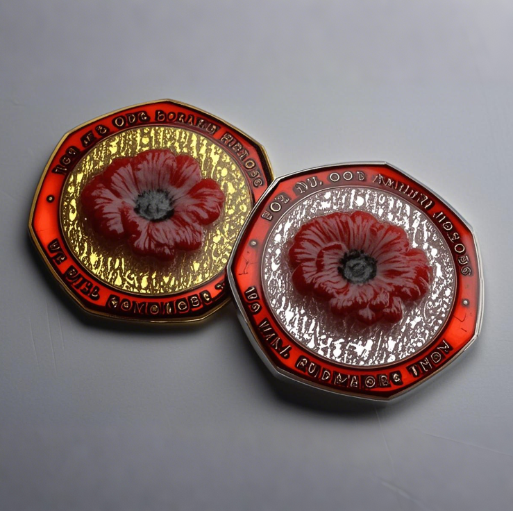 đŸ”¥Limited Edition - Red Poppy Heroes Commemorative CoinsđŸª™