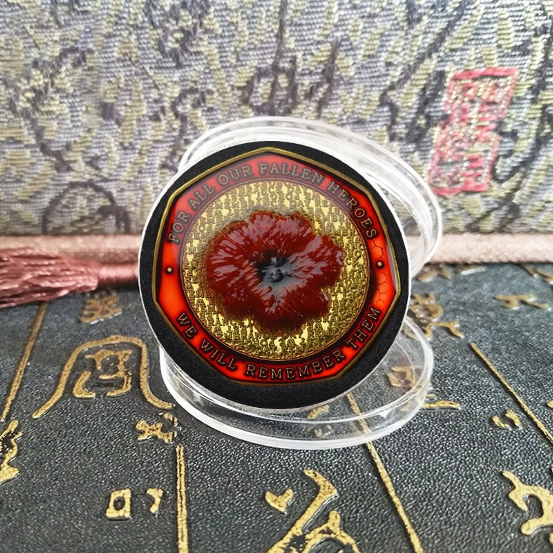 đŸ”¥Limited Edition - Red Poppy Heroes Commemorative CoinsđŸª™
