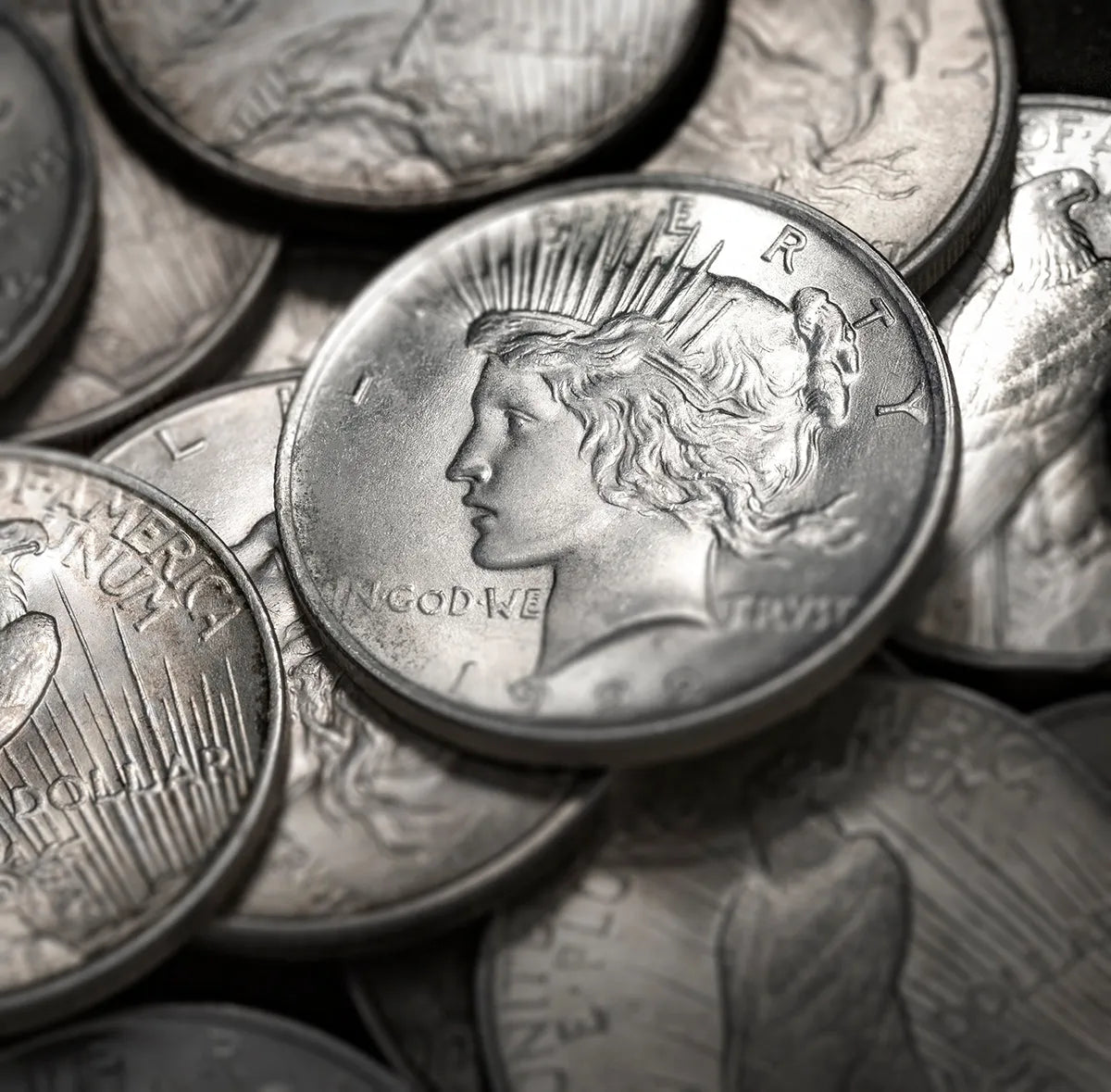 😱Hurry!!!Sold out soon!💴The Complete Collection of Peace Silver Dollar【1921~1935】12Pcs