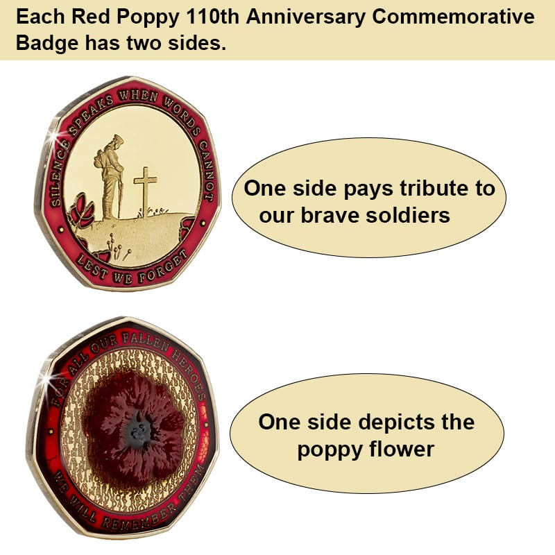đŸ”¥Limited Edition - Red Poppy Heroes Commemorative CoinsđŸª™