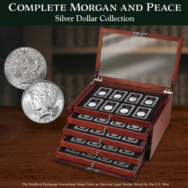 💎 Final Release! 💰 70% OFF 1878–1921 Morgan Silver Dollar Set – Limited Collector’s Edition