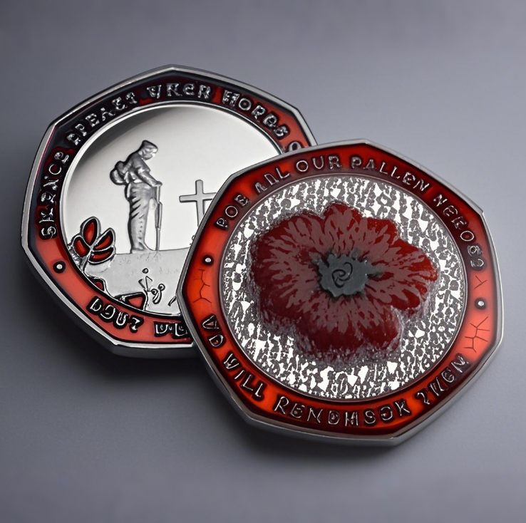 đŸ”¥Limited Edition - Red Poppy Heroes Commemorative CoinsđŸª™