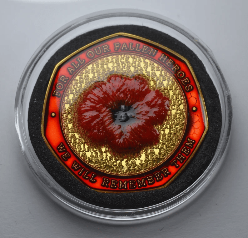 đŸ”¥Limited Edition - Red Poppy Heroes Commemorative CoinsđŸª™
