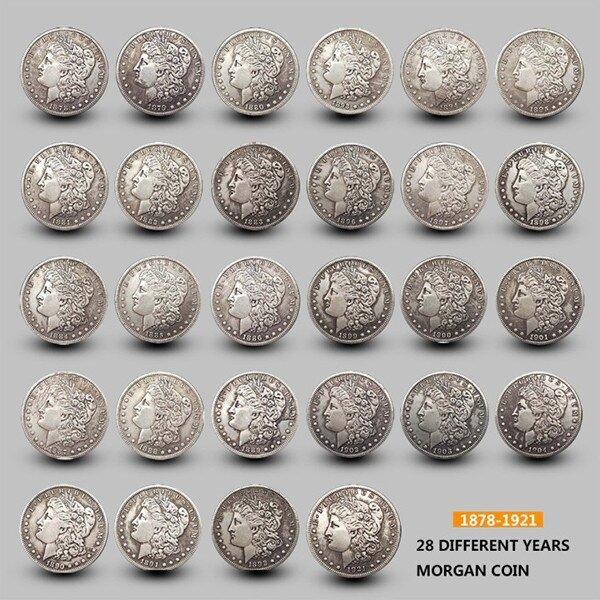 💎 Final Release! 💰 70% OFF 1878–1921 Morgan Silver Dollar Set – Limited Collector’s Edition
