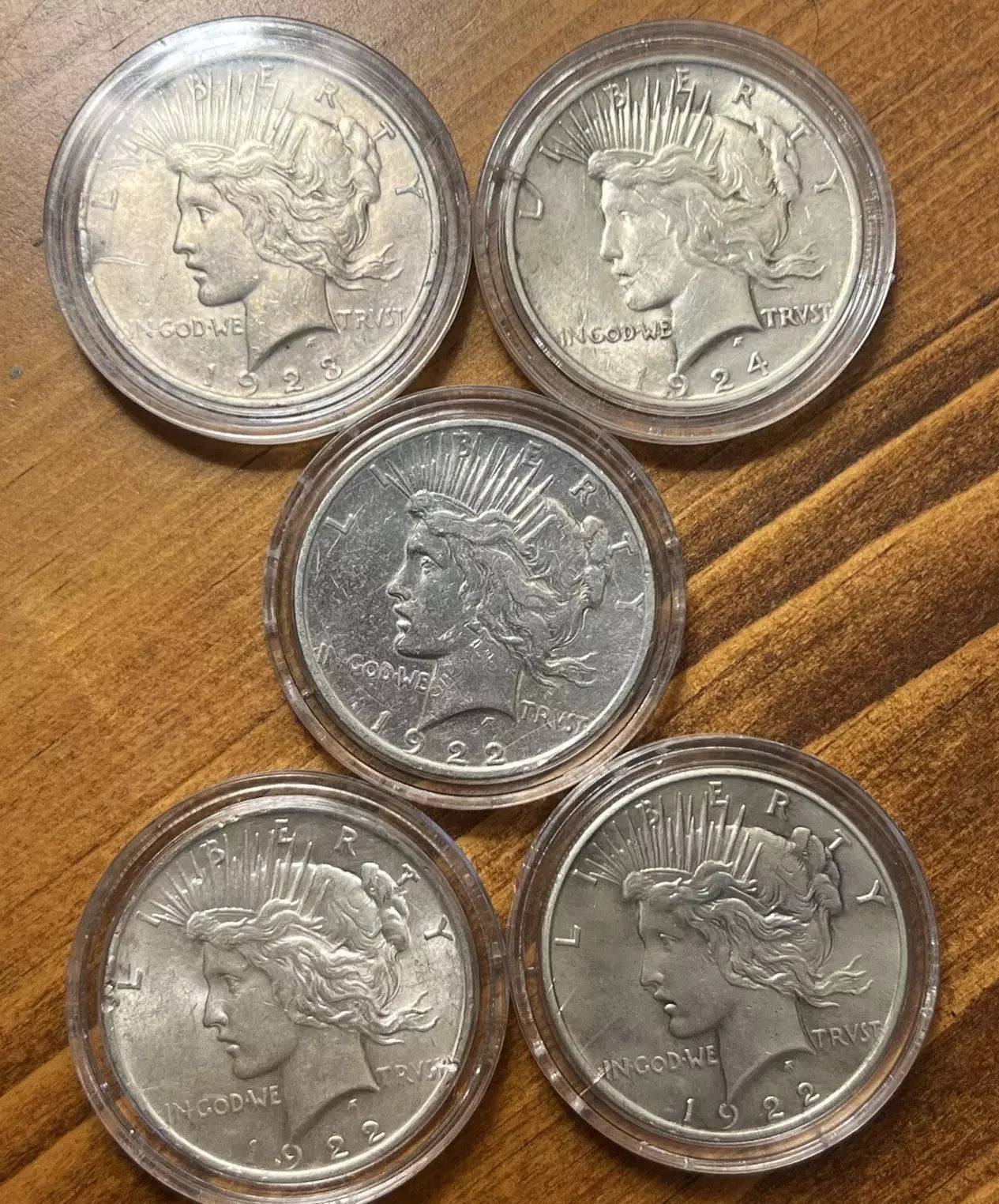 š„Last 15 setsā¼ļøš„The Complete Collection of 1921~1935 Peace Silver Dollar 12Pcs