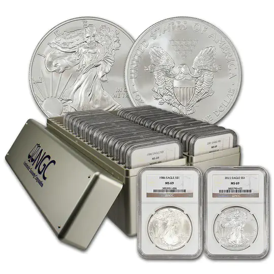 🔥Last Day Offer - 70% OFF🪙1986-2024 American Silver Eagle 39-pc Set