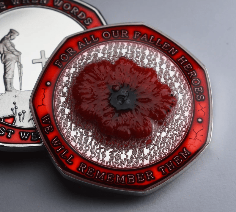 đŸ”¥Limited Edition - Red Poppy Heroes Commemorative CoinsđŸª™