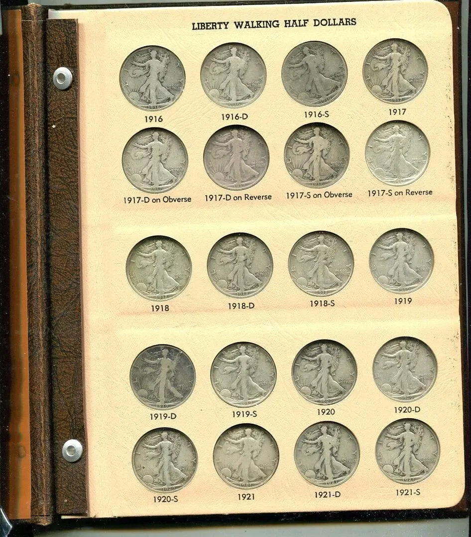 Last 10 sets!!!Liberty Walking Half Dollars (1916-1947)