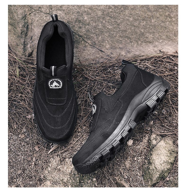 Men's Comfy Orthopedic Support Non-Slip Hiking Shoes Waterproof Breathable Therapeutic Shoes