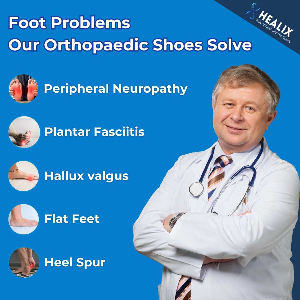 Ultra-Comfort Wide-Fit Orthopaedic Shoes