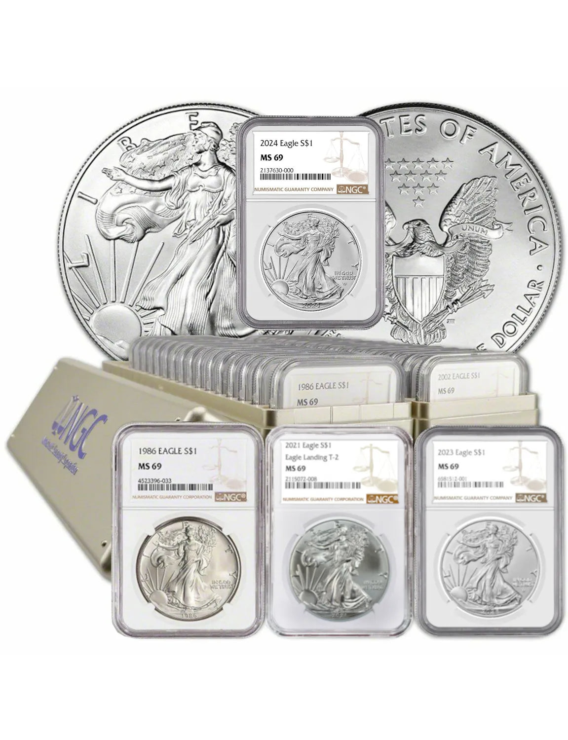 ⏰Final Hours Deal🪙1986–2023 Silver Eagle Collector’s Edition