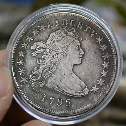 🔥 Limited Stock 🪙The Complete Set Of 1794-1804 Liberty Flowing Hair Silver Dollar(11Pcs)