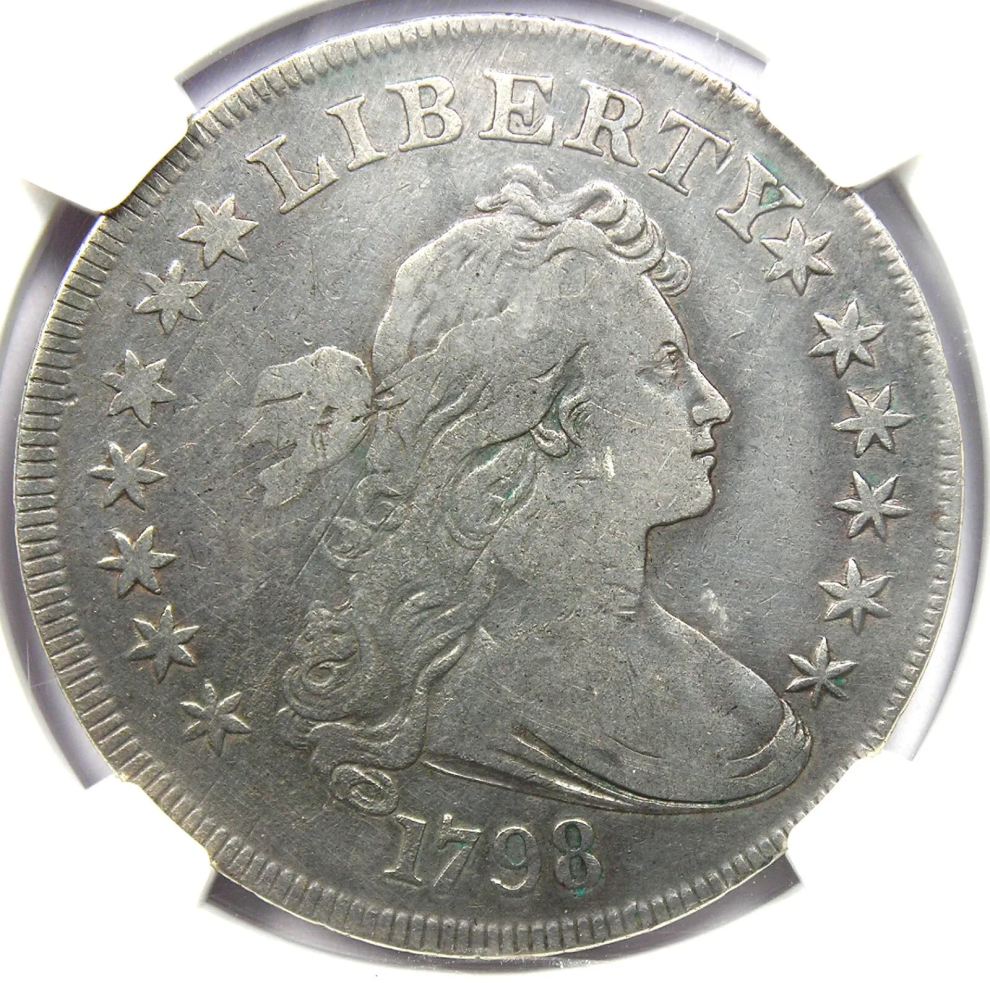 💥Last 12 sets‼️🪙The Complete Set Of 1794-1804 Liberty Flowing Hair Silver Dollar(11Pcs)