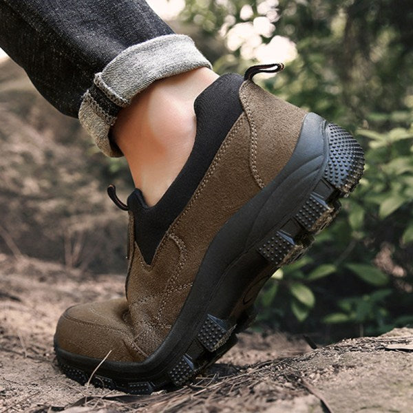Men's Comfy Orthopedic Support Non-Slip Hiking Shoes Waterproof Breathable Therapeutic Shoes
