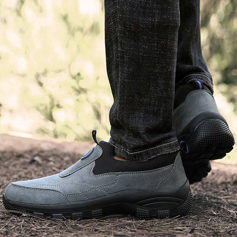 Men's Comfy Orthopedic Support Non-Slip Hiking Shoes Waterproof Breathable Therapeutic Shoes