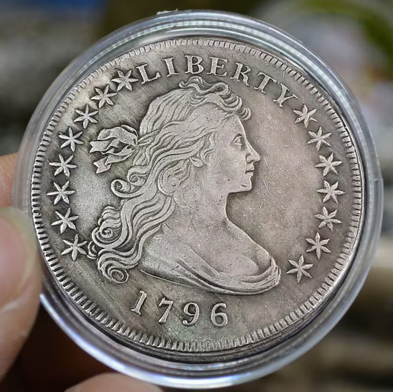💥Last 12 sets‼️🪙The Complete Set Of 1794-1804 Liberty Flowing Hair Silver Dollar(11Pcs)