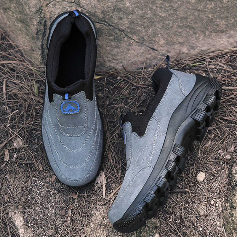 Men's Comfy Orthopedic Support Non-Slip Hiking Shoes Waterproof Breathable Therapeutic Shoes