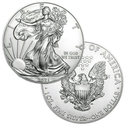 2021 1 oz American Silver Eagle BU (Today is only USD19.99)