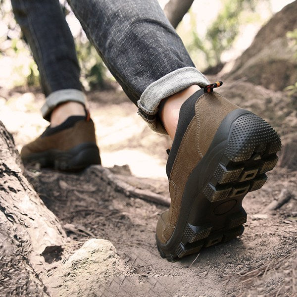 Men's Comfy Orthopedic Support Non-Slip Hiking Shoes Waterproof Breathable Therapeutic Shoes