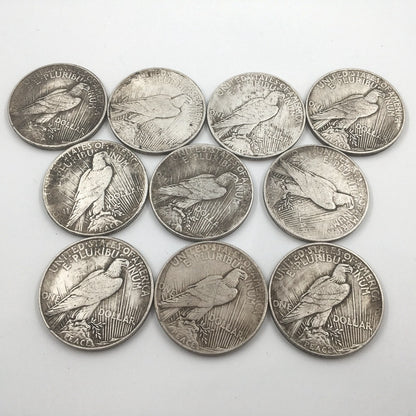 😱Hurry!!!Sold out soon!💴The Complete Collection of Peace Silver Dollar【1921~1935】12Pcs