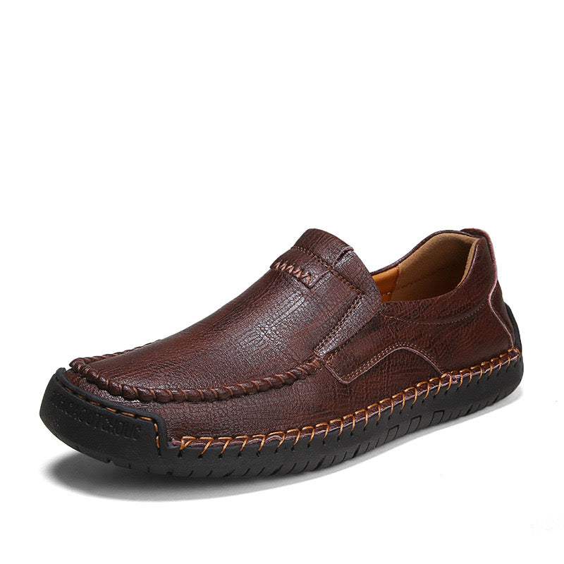 ⏰Promotion - 50% OFF🔥 Leather Loafers – Slip-On, Orthopedic Arch Support