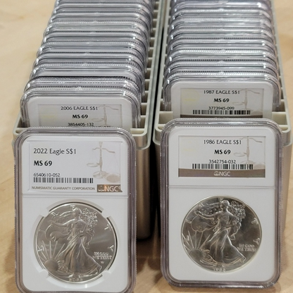 🔥Last Day Offer - 70% OFF🪙1986-2024 American Silver Eagle 39-pc Set