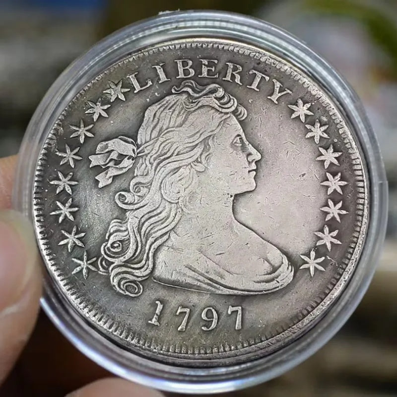 💴Last 12 Sets!!! 🪙The Complete Set Of 1794-1804 Liberty Flowing Hair Silver Dollar(11Pcs)