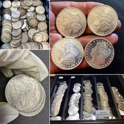 💎  Final Release! 💰 70% OFF 1878–1921 Morgan Silver Dollar Set – Limited Collector’s Edition