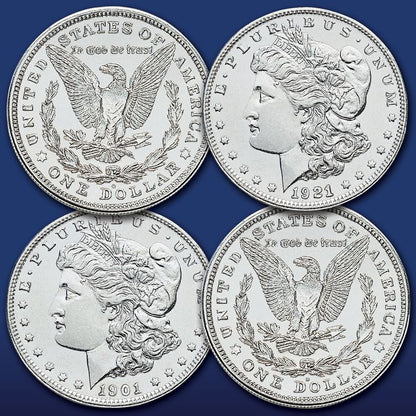 ⏰Last Week Sale 🔥1878-1921 Morgan Silver Dollar Set 28PC【Complete Collection】
