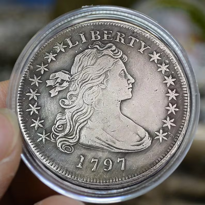 💥Last 12 sets‼️🪙The Complete Set Of 1794-1804 Liberty Flowing Hair Silver Dollar(11Pcs)