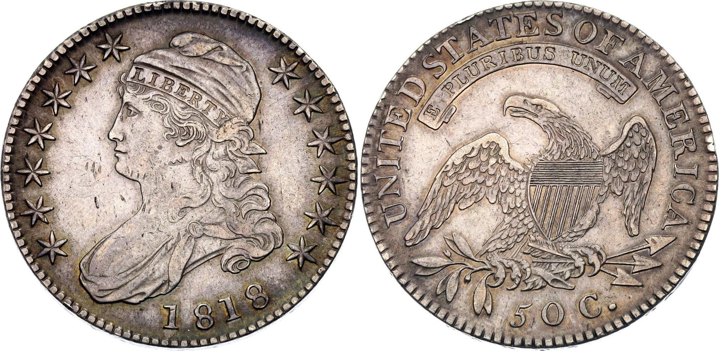 💥Last 15 Sets!!! 🔥[Complete Set] 1807-1836 50C Capped Bust Half Dollar 29 Pieces