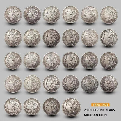 🔥Last Day 60% OFF-🔥【Complete Set】1878-1921, XF Morgan Silver Dollar Coin