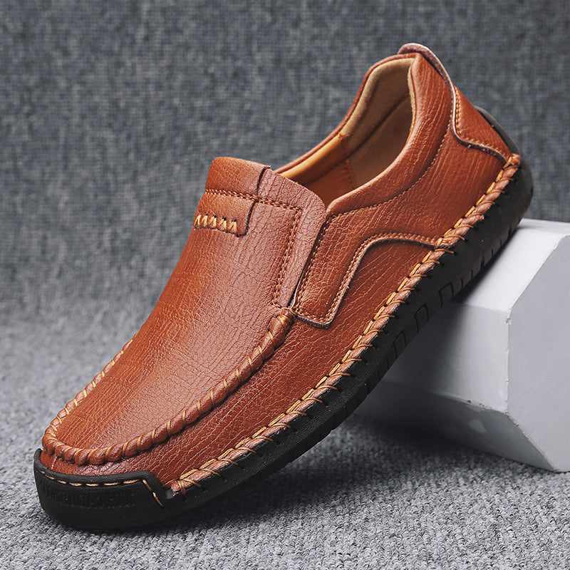 ⏰Promotion - 50% OFF🔥 Leather Loafers – Slip-On, Orthopedic Arch Support