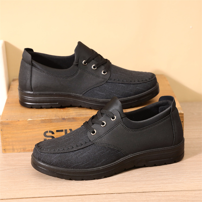 Men's Breathable Lightweight Lace Up Loafers Walking Shoes